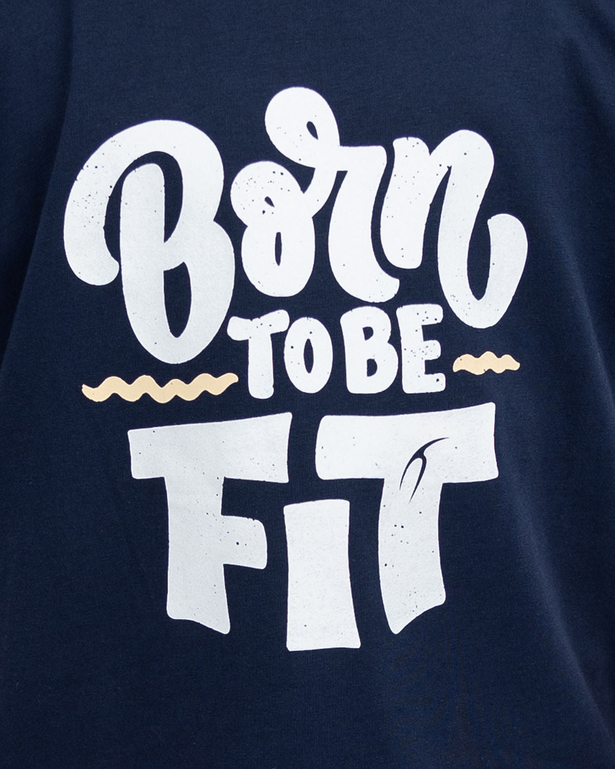 Be Fit Crew-Neck Navy T-Shirt-Atum -94257335