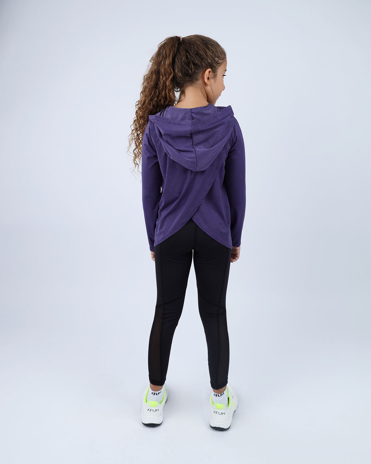Vivid Long-Sleeve Purple Hoodie-Atum -11360388