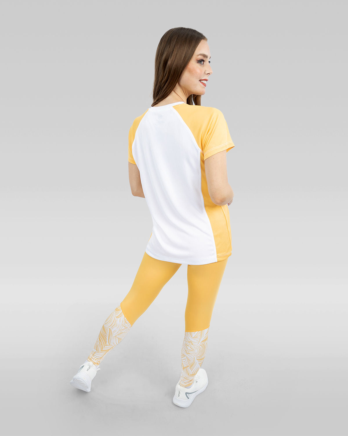 Flowery Gold Leggings-Atum -43882489