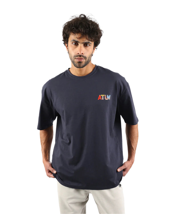 Cultural Republic Navy T-Shirt-Atum -85267806