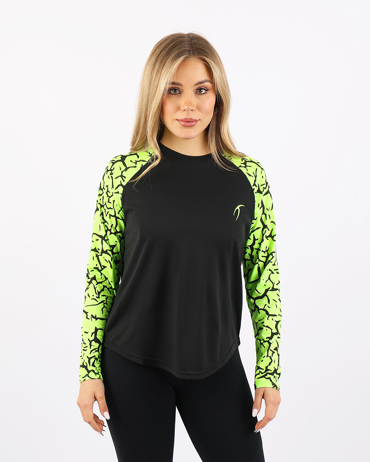 Crew Neck Long Sleeve Sports Top
