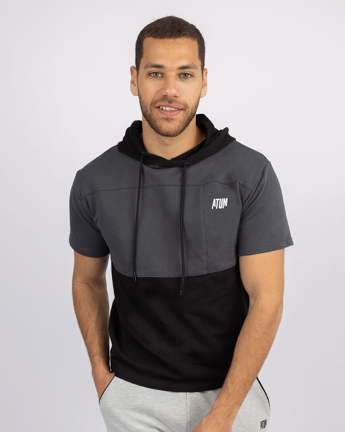 Atum Men's Half Sleeve Hoodie