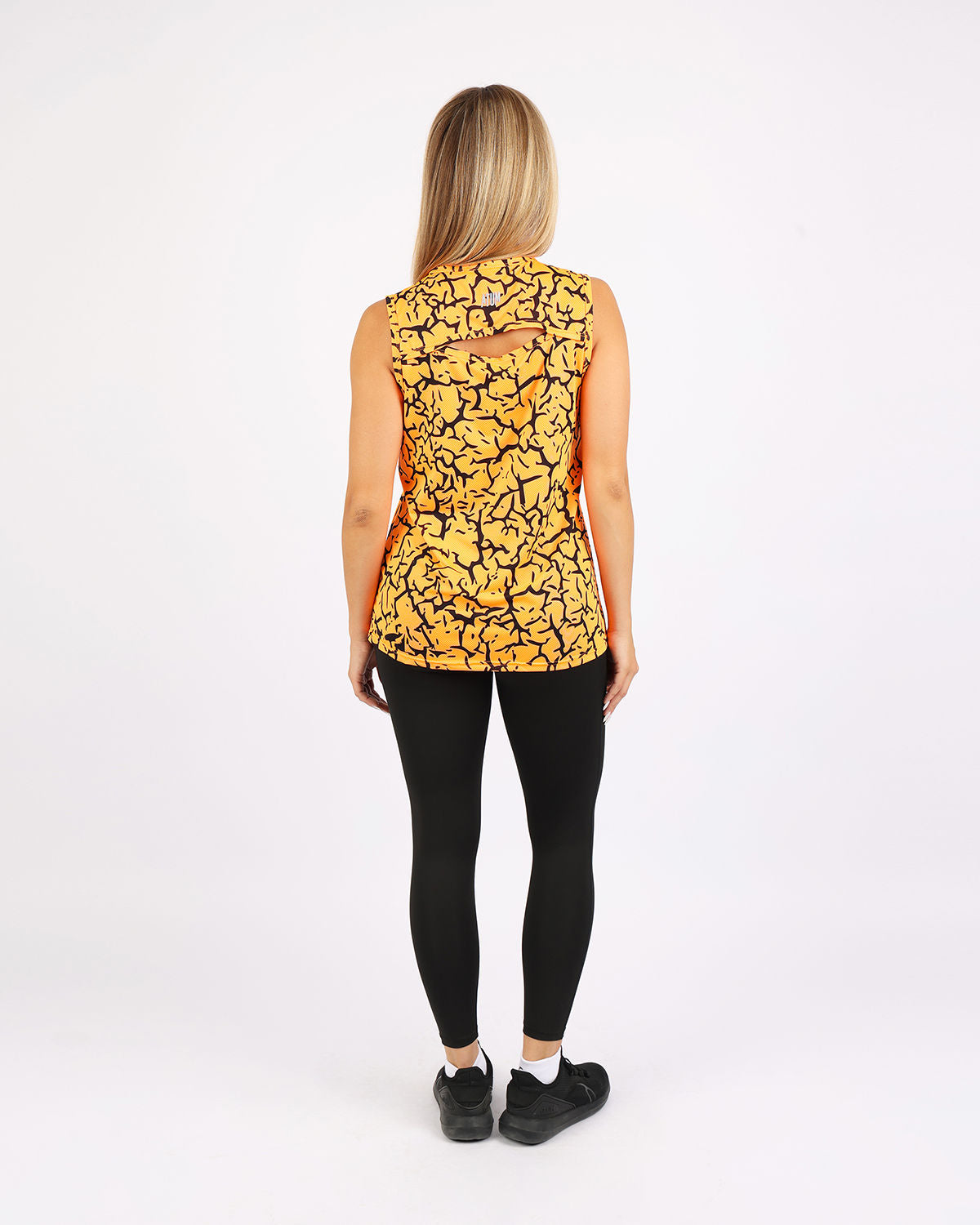 Hyper Sleeveless Orange Tank Top-Atum -95174026