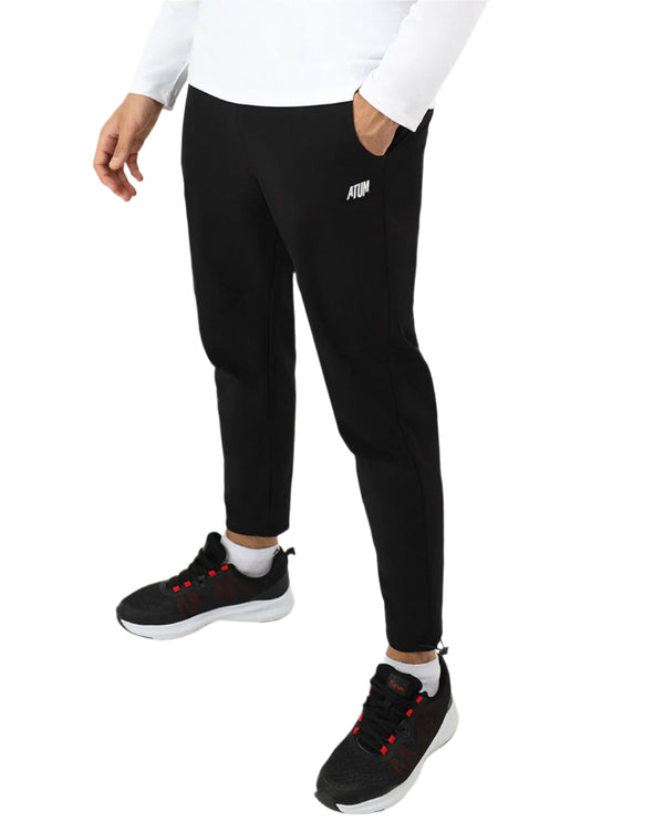Slim Fit Black Jogger Pants-Atum -62544576