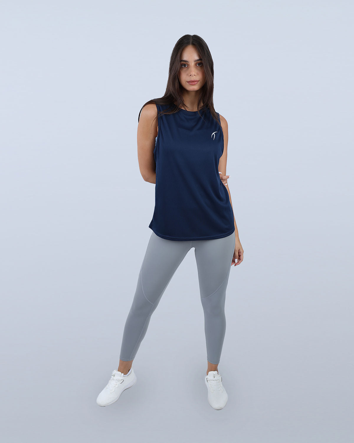 Modal Yoga Blue Tank Top-Atum -41067621