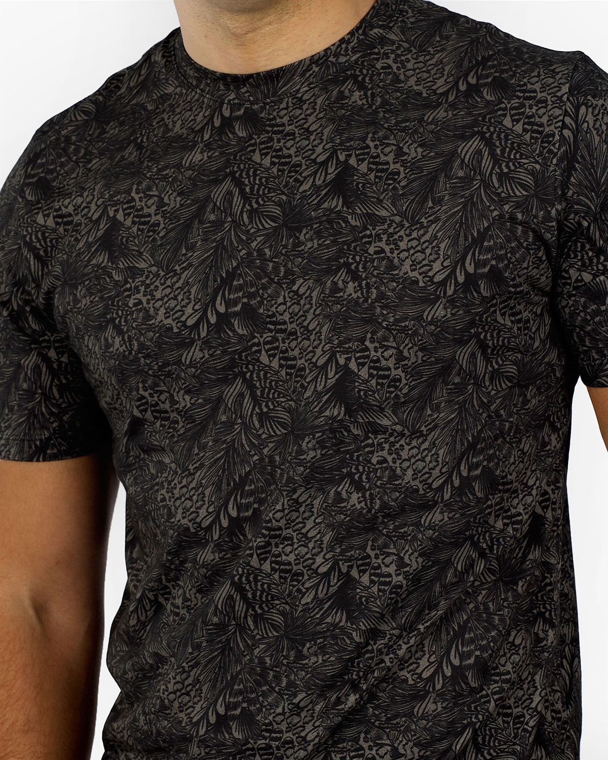 Splash Clash Forest Black T-Shirt
