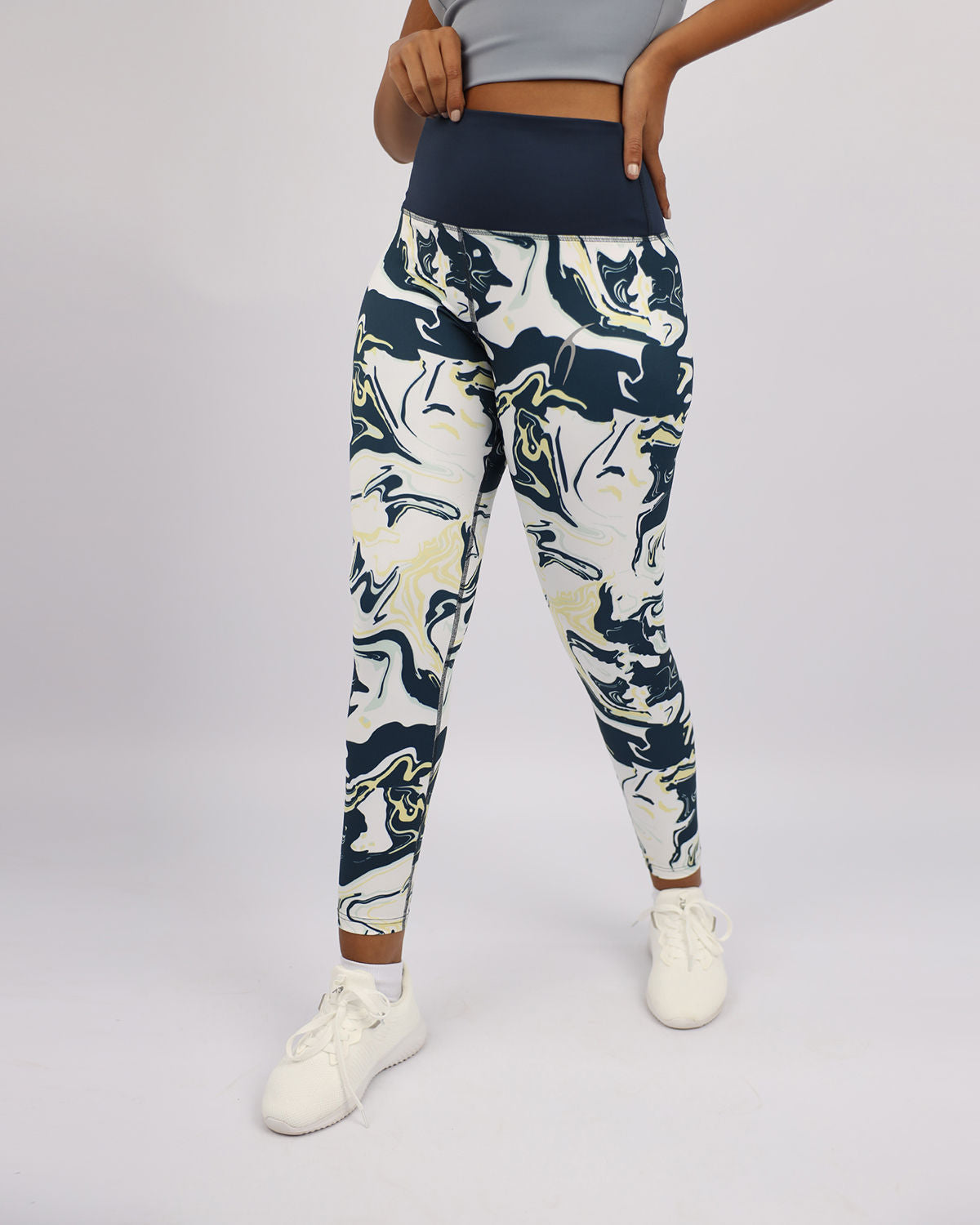 Blooming High Waist Women's Leggings