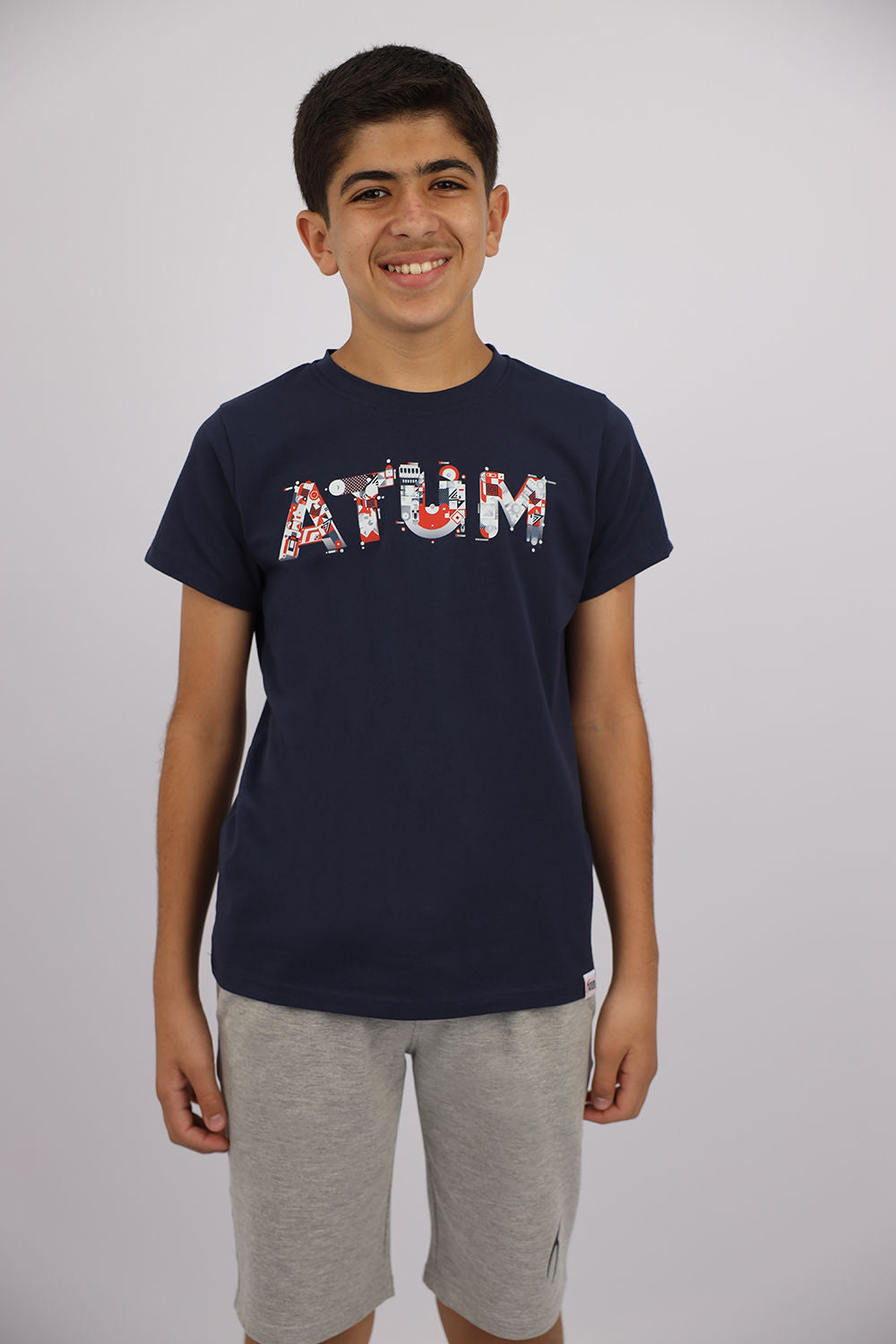 ATUM BOY'S SHORT -SLEEVED BASIC T-SHIRT - Atum Egypt 