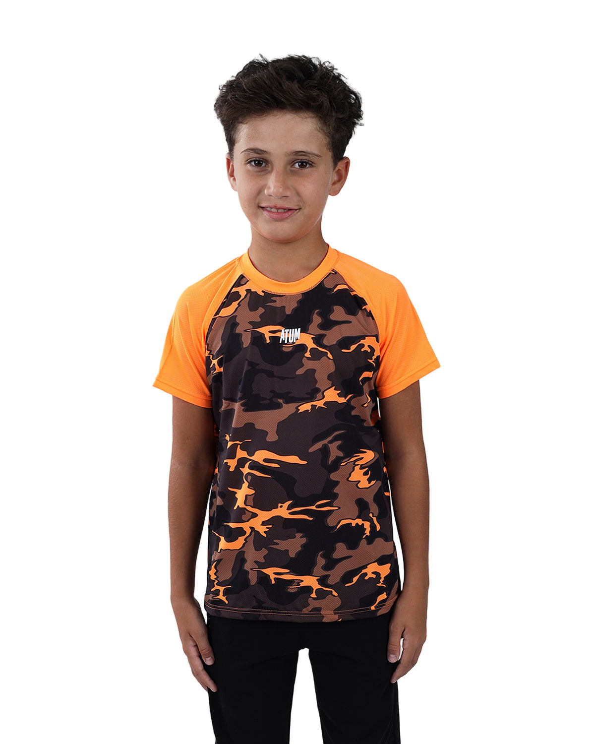 Army Training Sports Orange T-Shirt-Atum -33119313