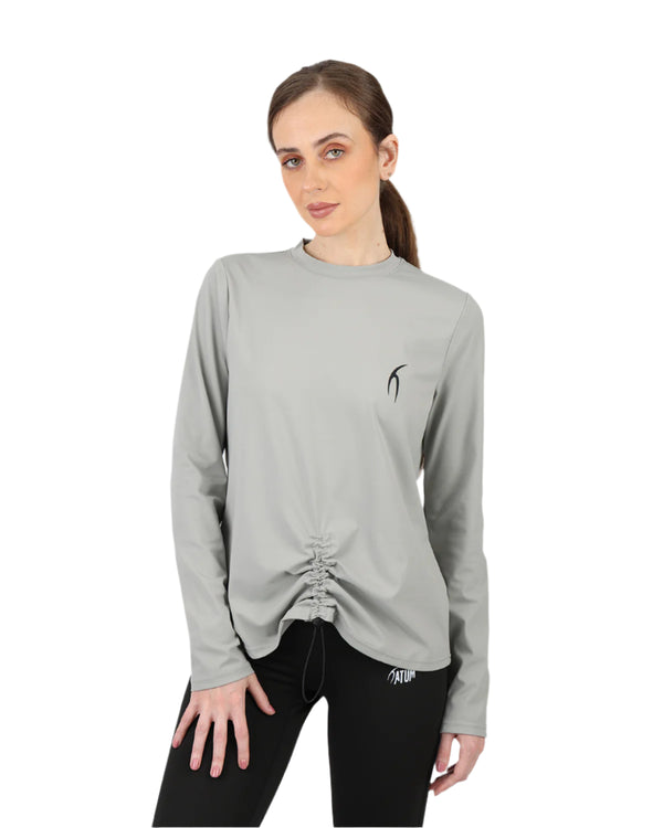 Training Long-Sleeve Gray T-Shirt-Atum -1831438