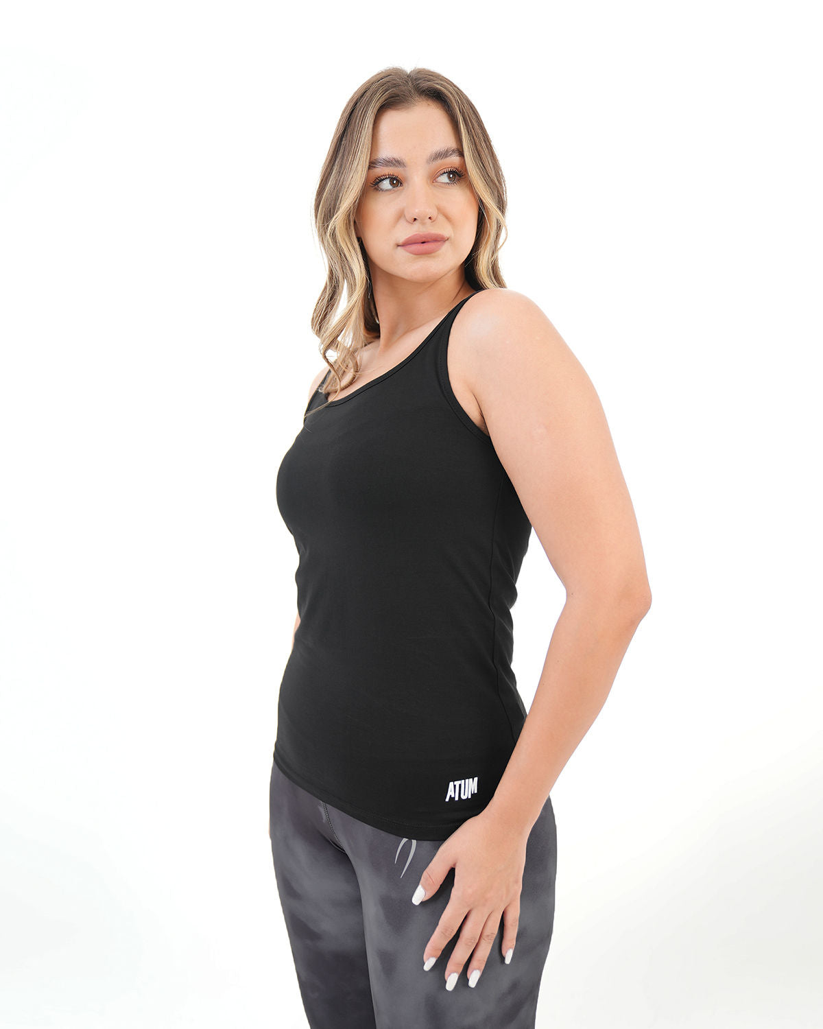 Basic Black Tank-Top-Atum -82410619