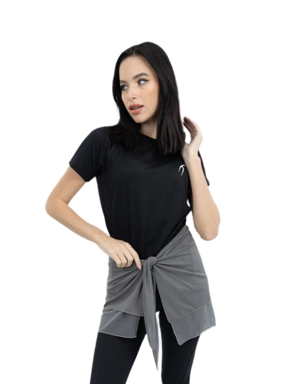 Women's Gray Hip Cover-Up-Atum -3440004