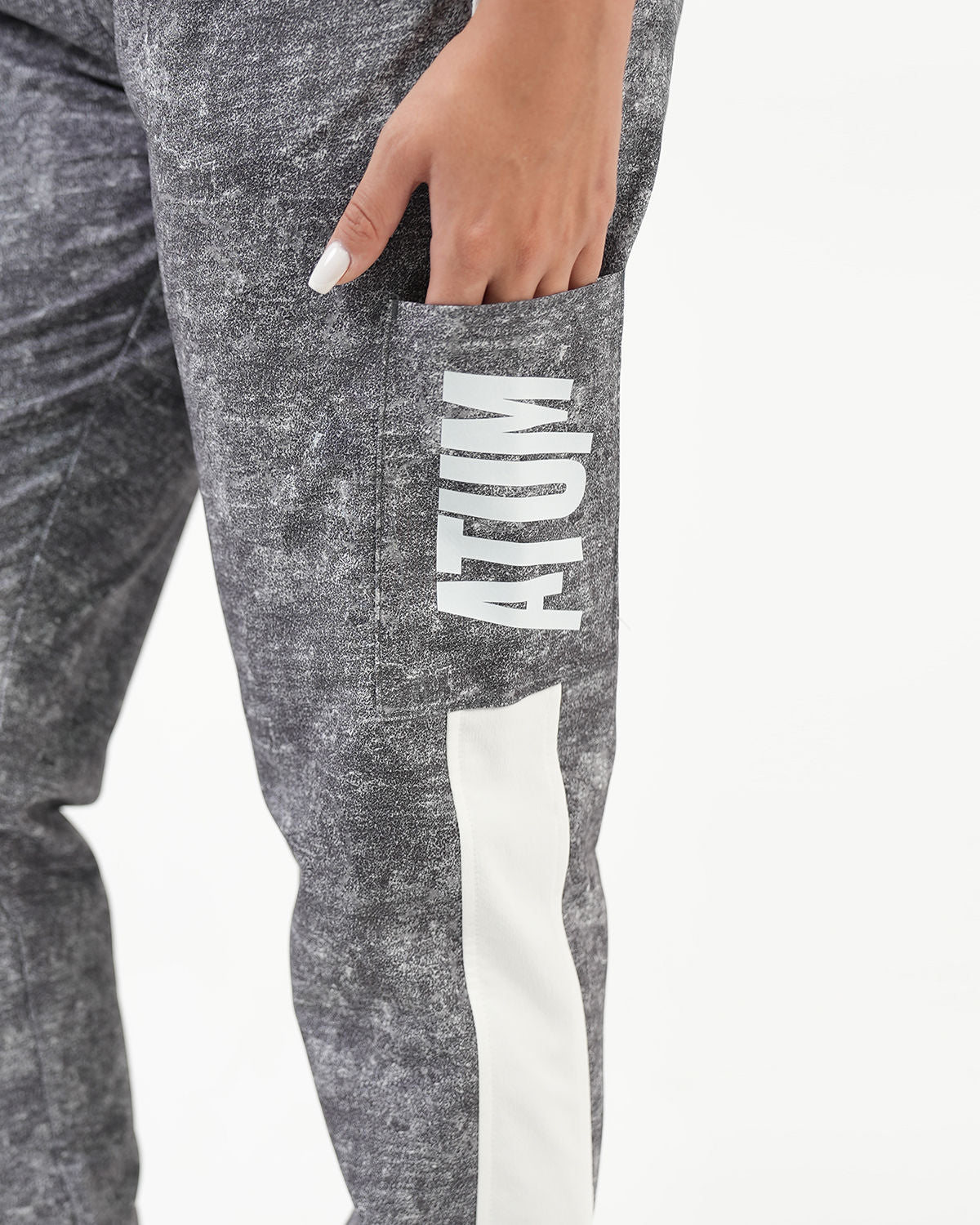 Gym Track Pants With Side Panel