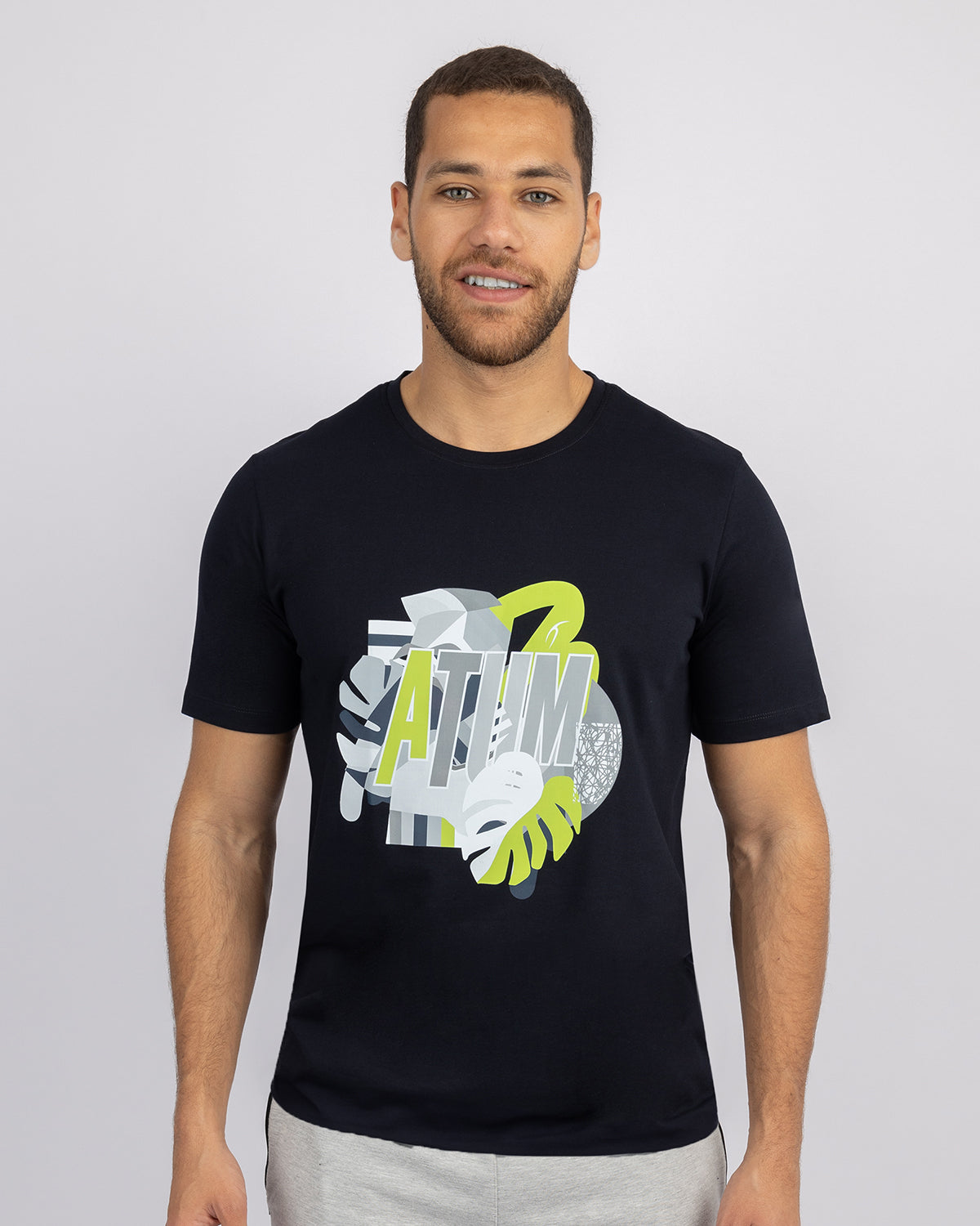 Short Sleeve Printed Combed Men's T-shirt
