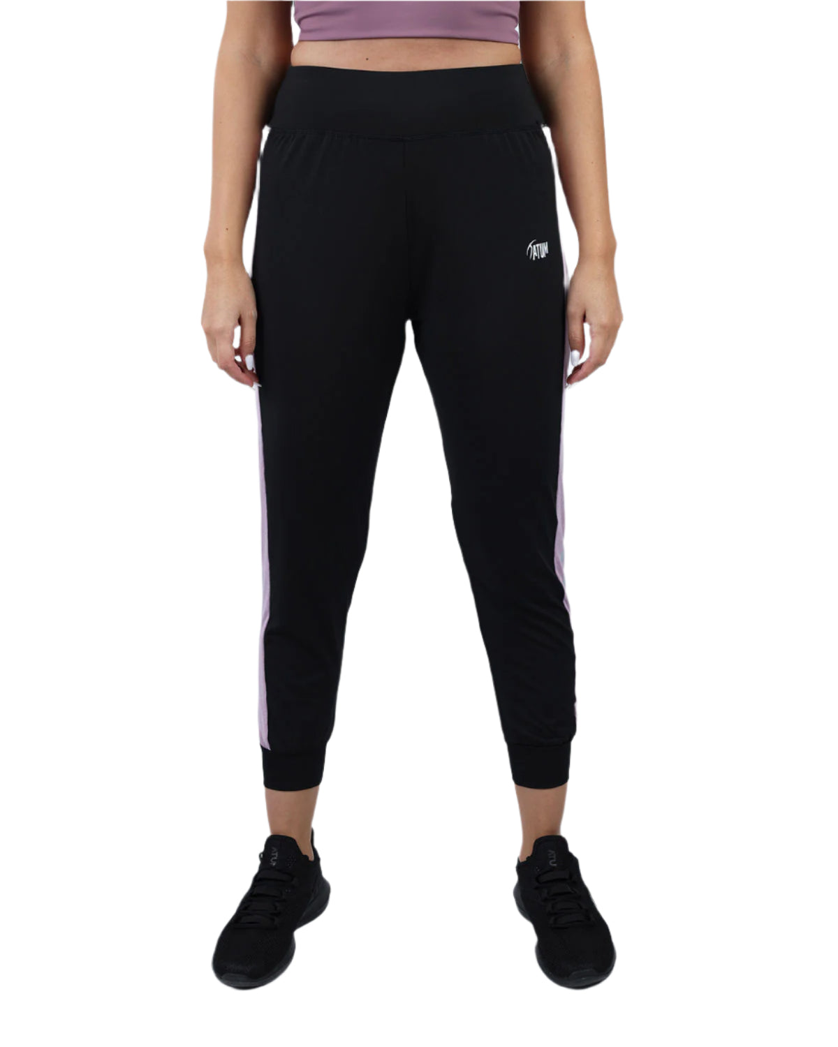Stride Contrast Panel Pink Pants-Atum -17570276