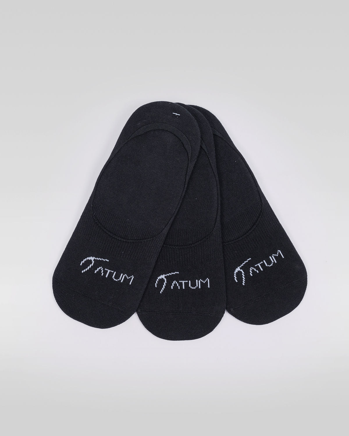 ATUM| Adult Unisex No-Show Socks - Pack of 3 - black