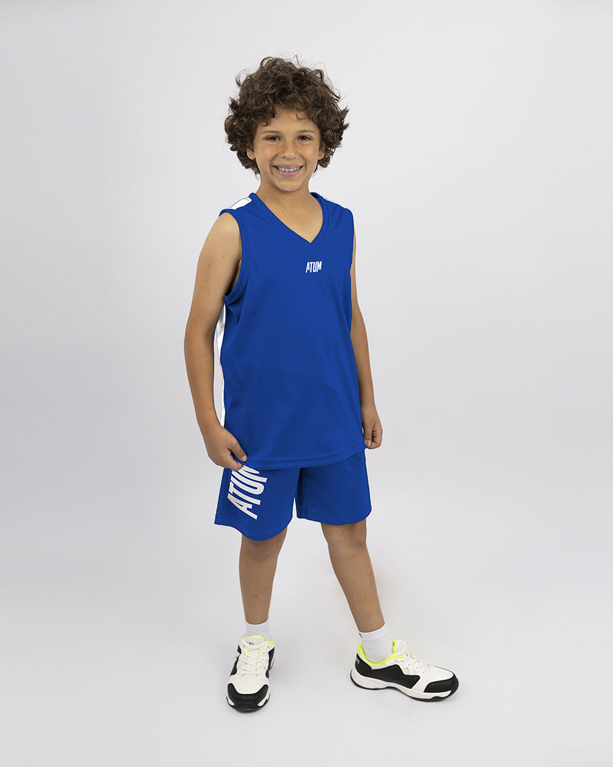 Basketball Boy's Blue Short-Atum -8894866