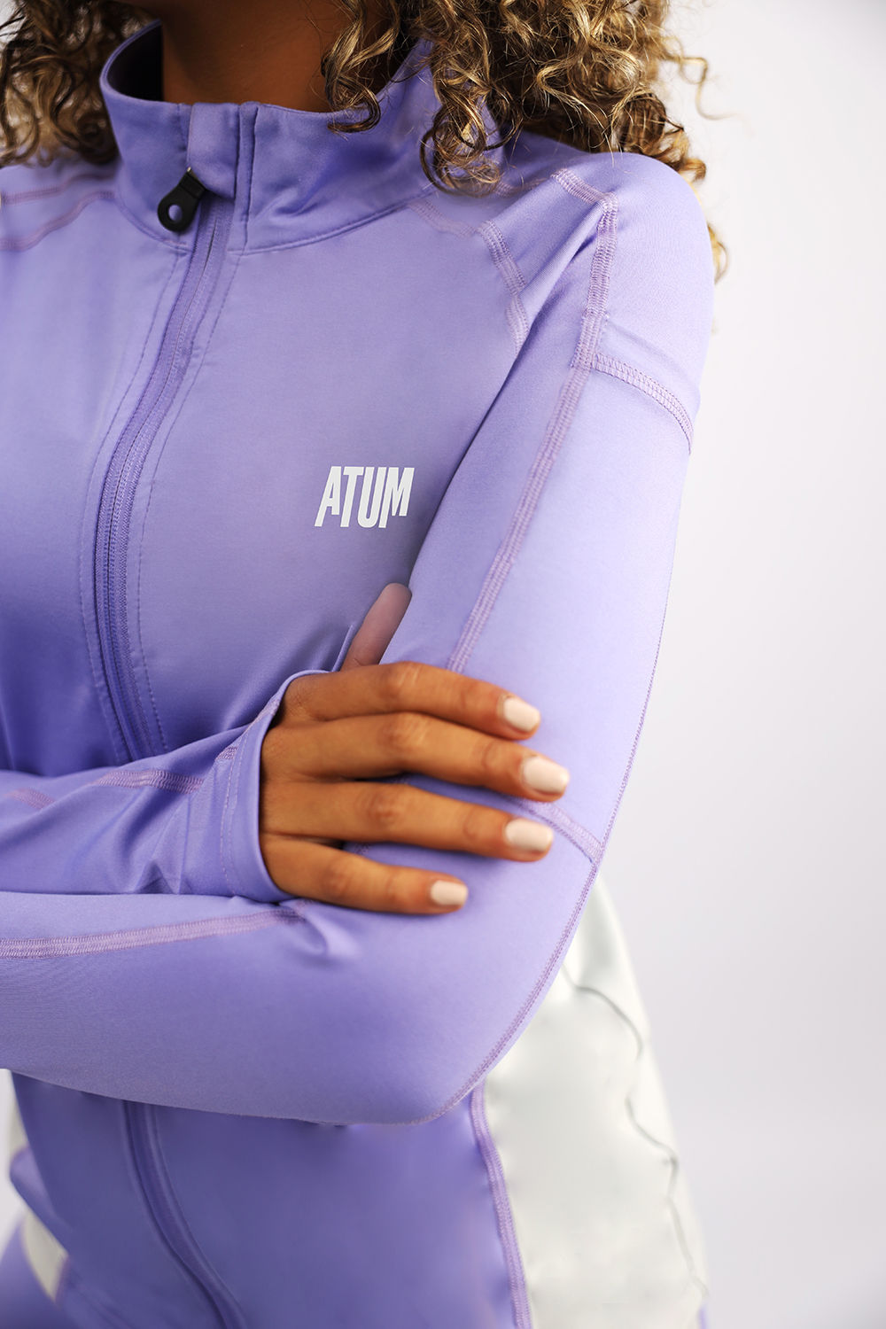 Long Sleeves Purple Jacket-Atum -86857184