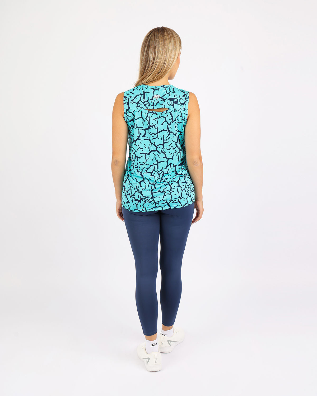 Hyper Sleeveless Turquoise Tank Top-Atum -87962821