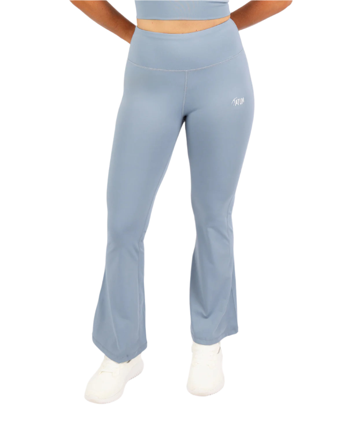 Wide Leg Yoga Light Blue Leggings-Atum -41407234