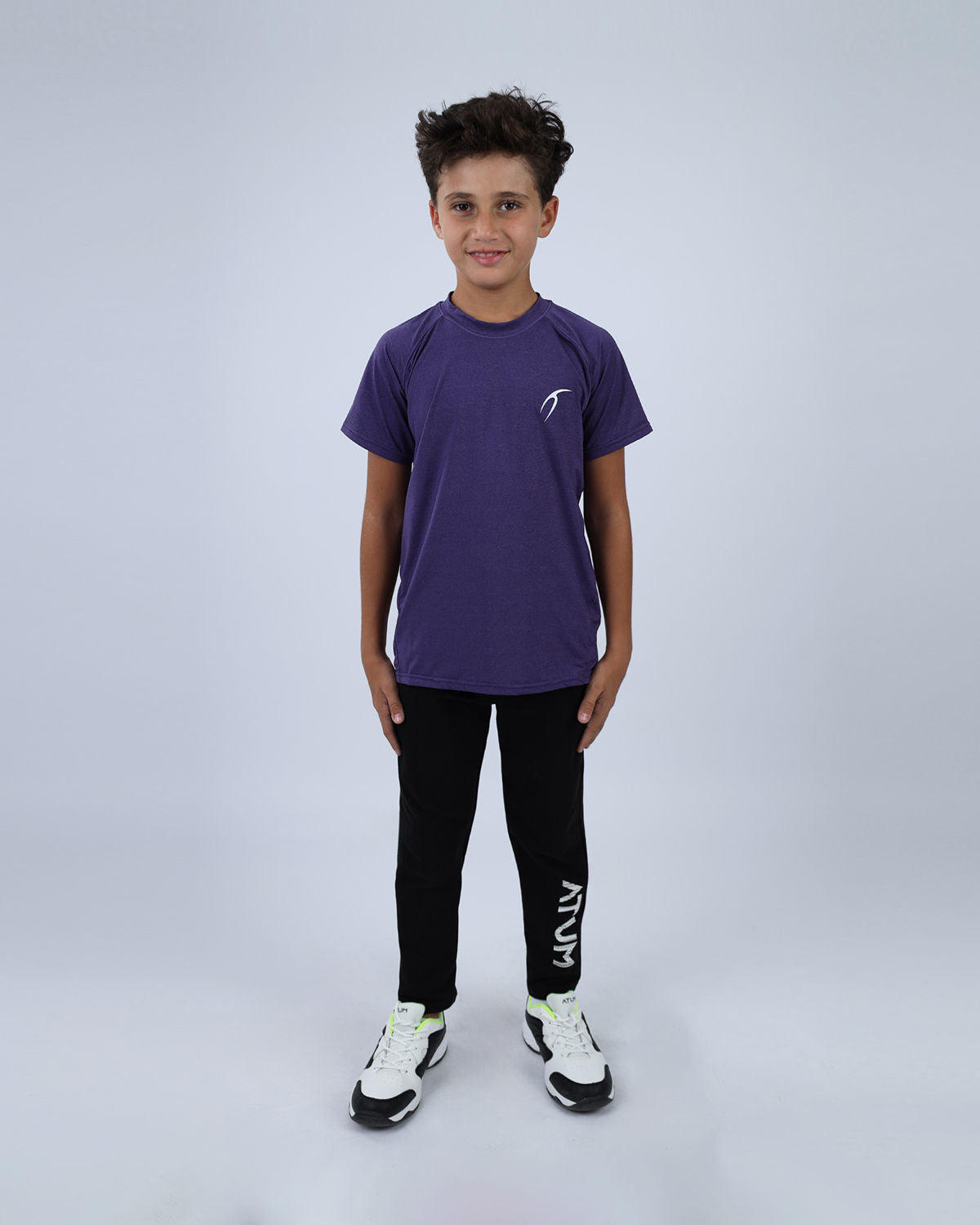 Power-On Sports Purple T-Shirt-Atum -3425489
