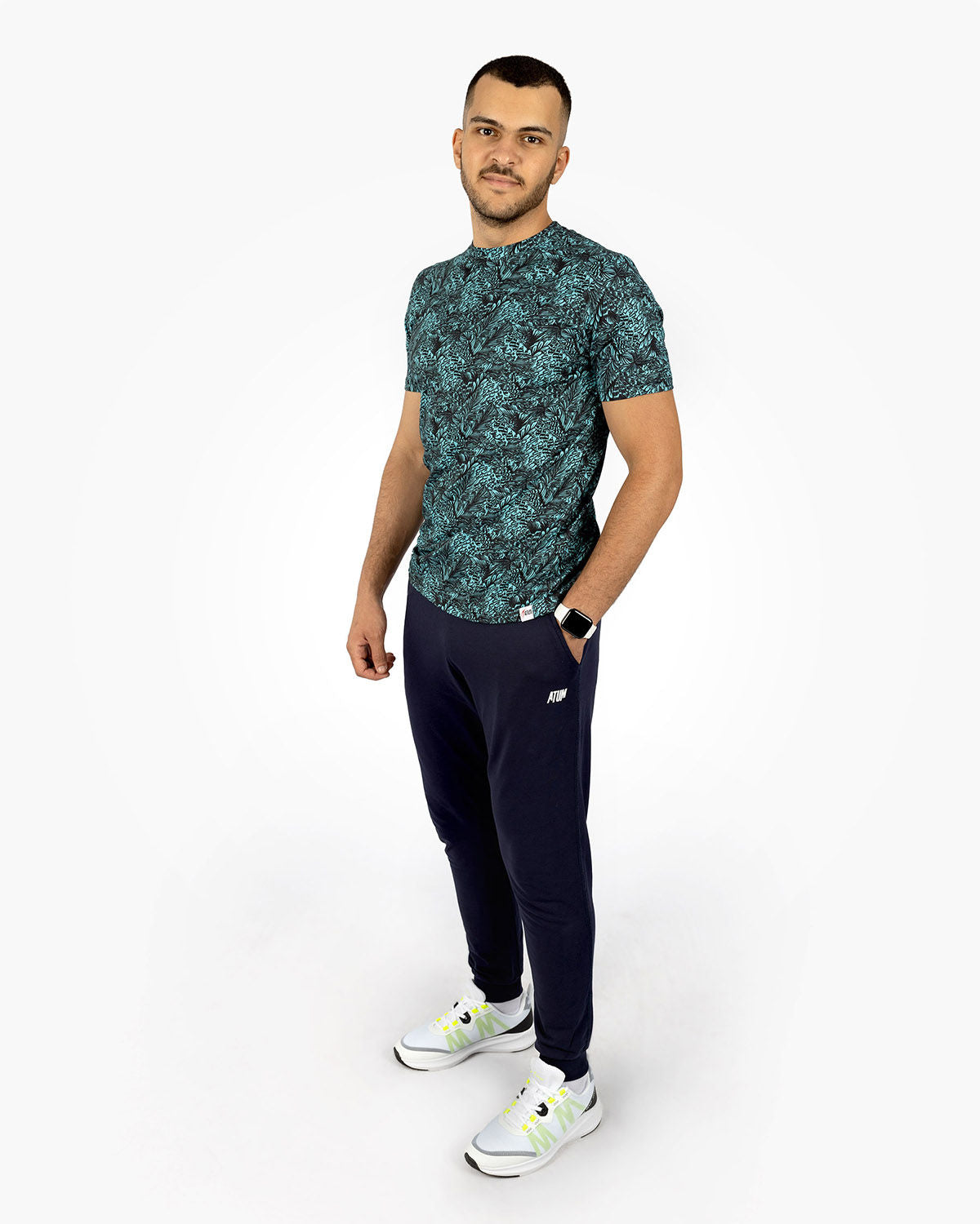Splash Clash Forest Blue T-Shirt-Atum -10123440