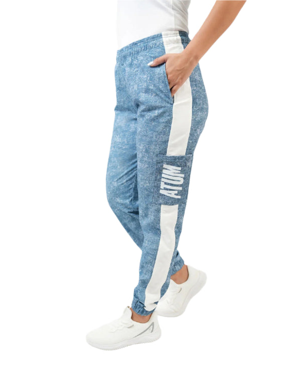 Gym Track Navy Women's Pants-Atum -41563491
