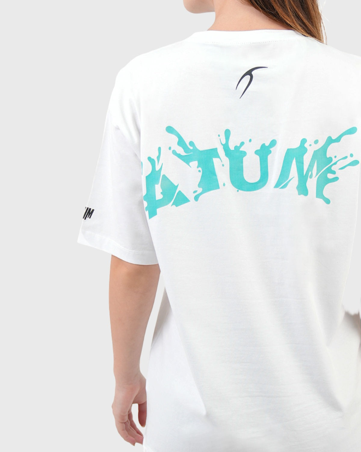 Oversized Splash White T-Shirt-Atum -5035272