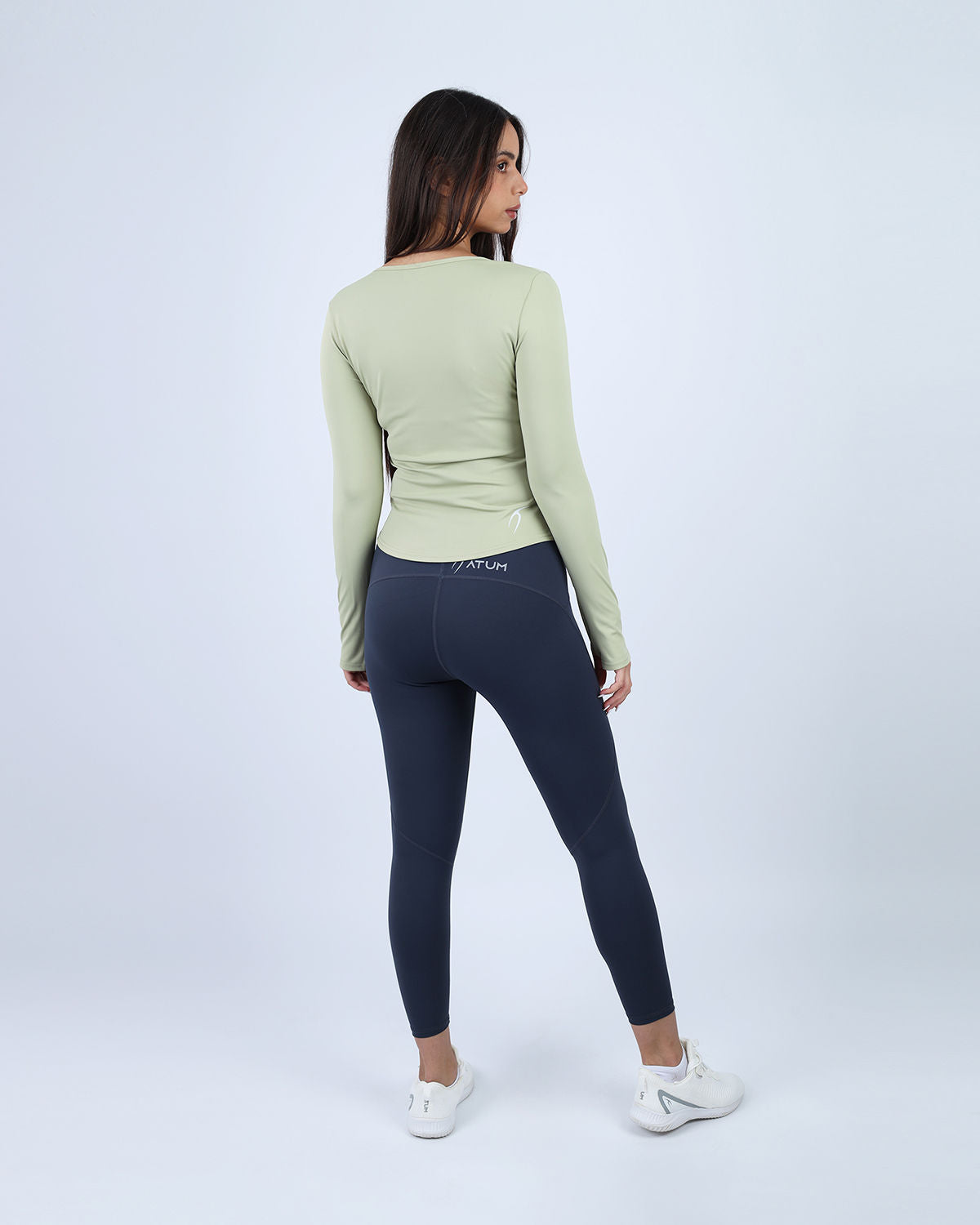 Elegance Women's Green Long-Sleeve Top-Atum -56971554