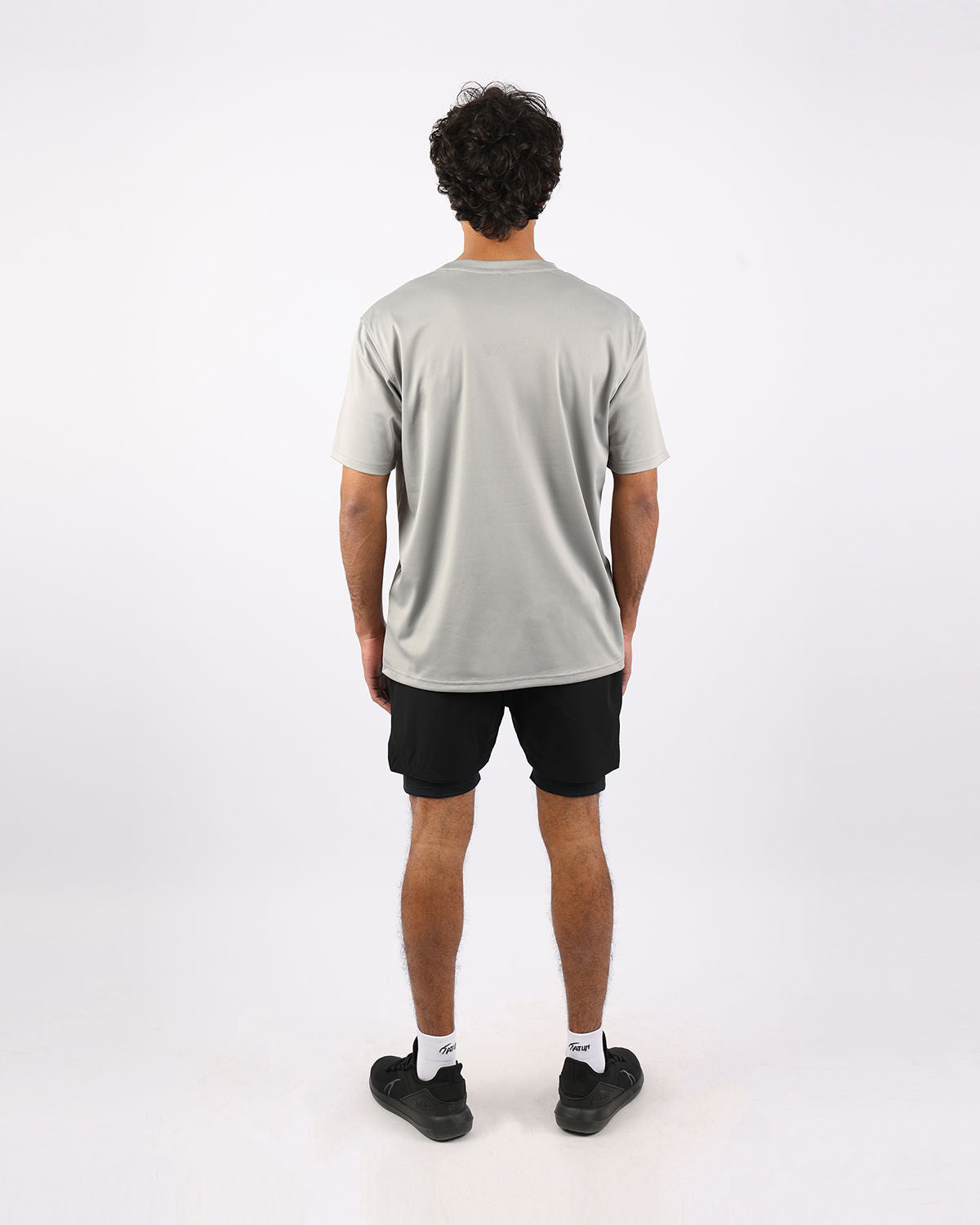 Prime Fit Men's Gray T-Shirt-Atum -90825527