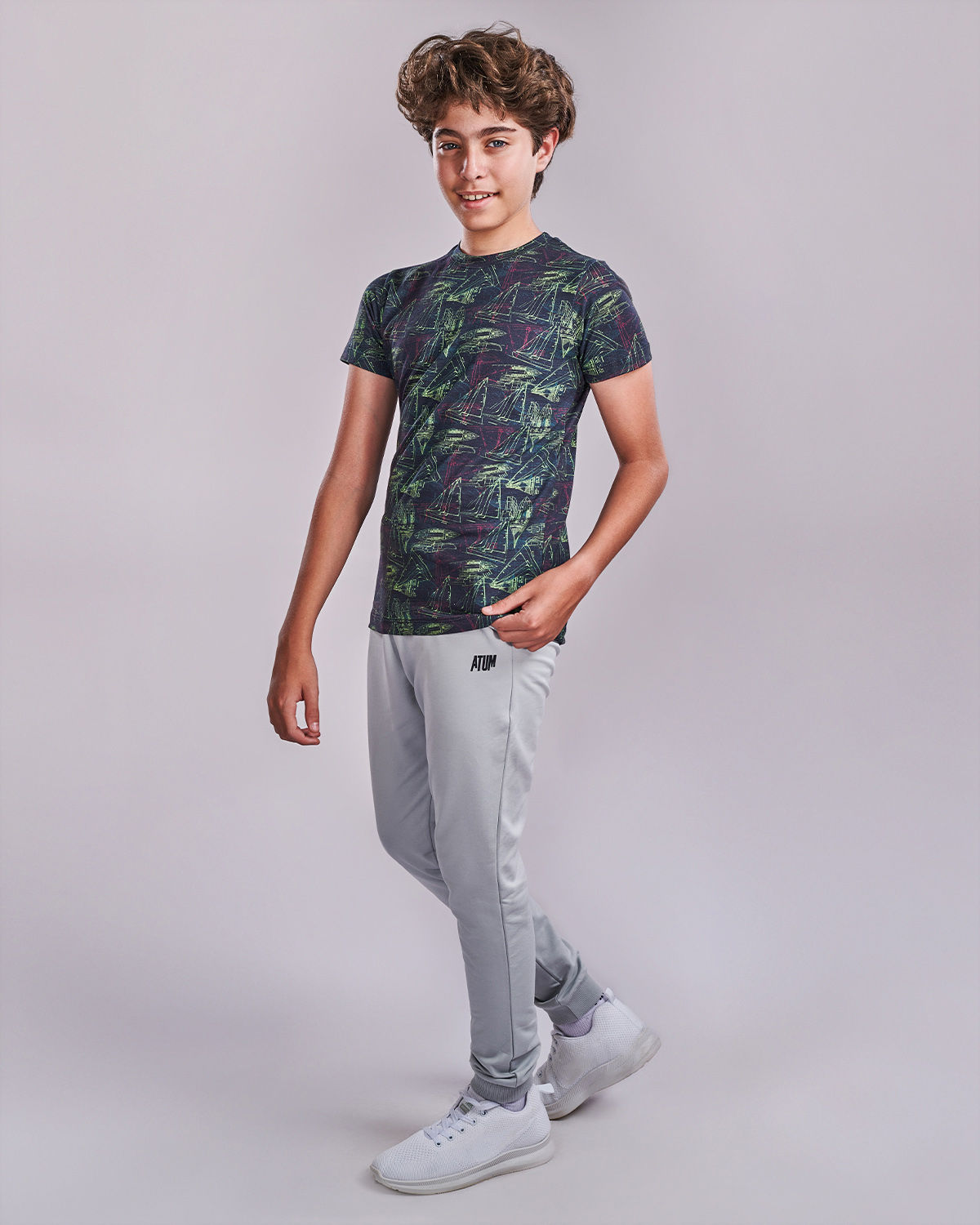 Sailor Mystery Boy's Navy T-Shirt-Atum -94956840