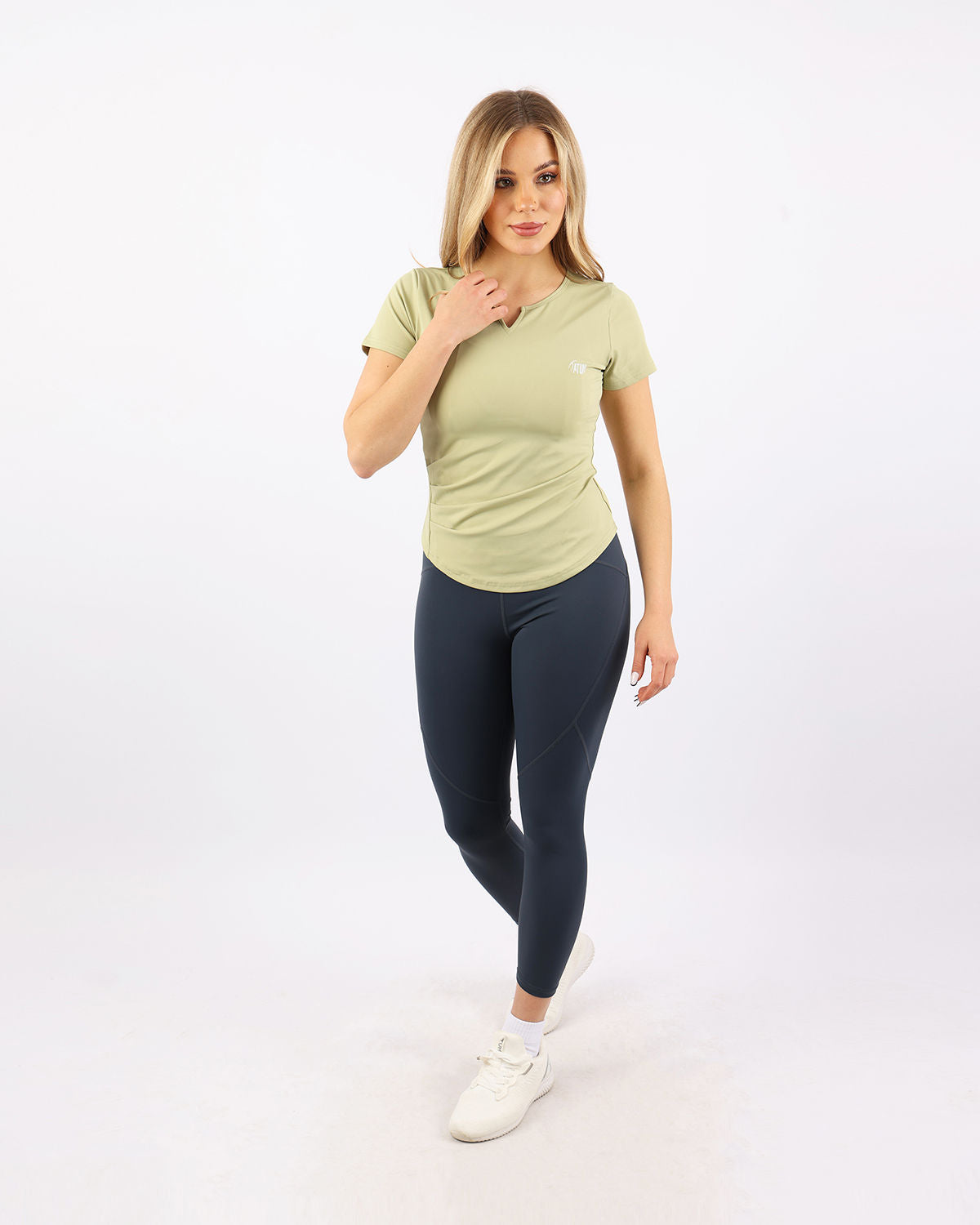 Aeroflex Women's Green T-Shirt-Atum -32624297