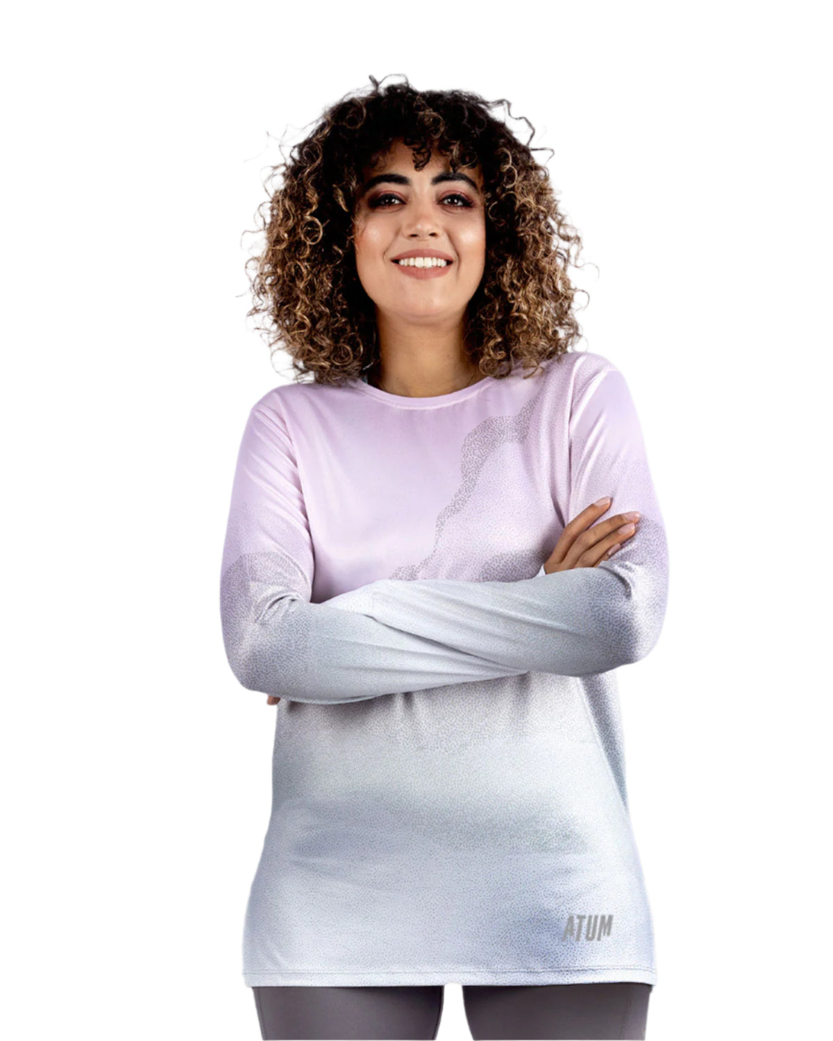 Women's Gradient Pink Top-Atum -7817196