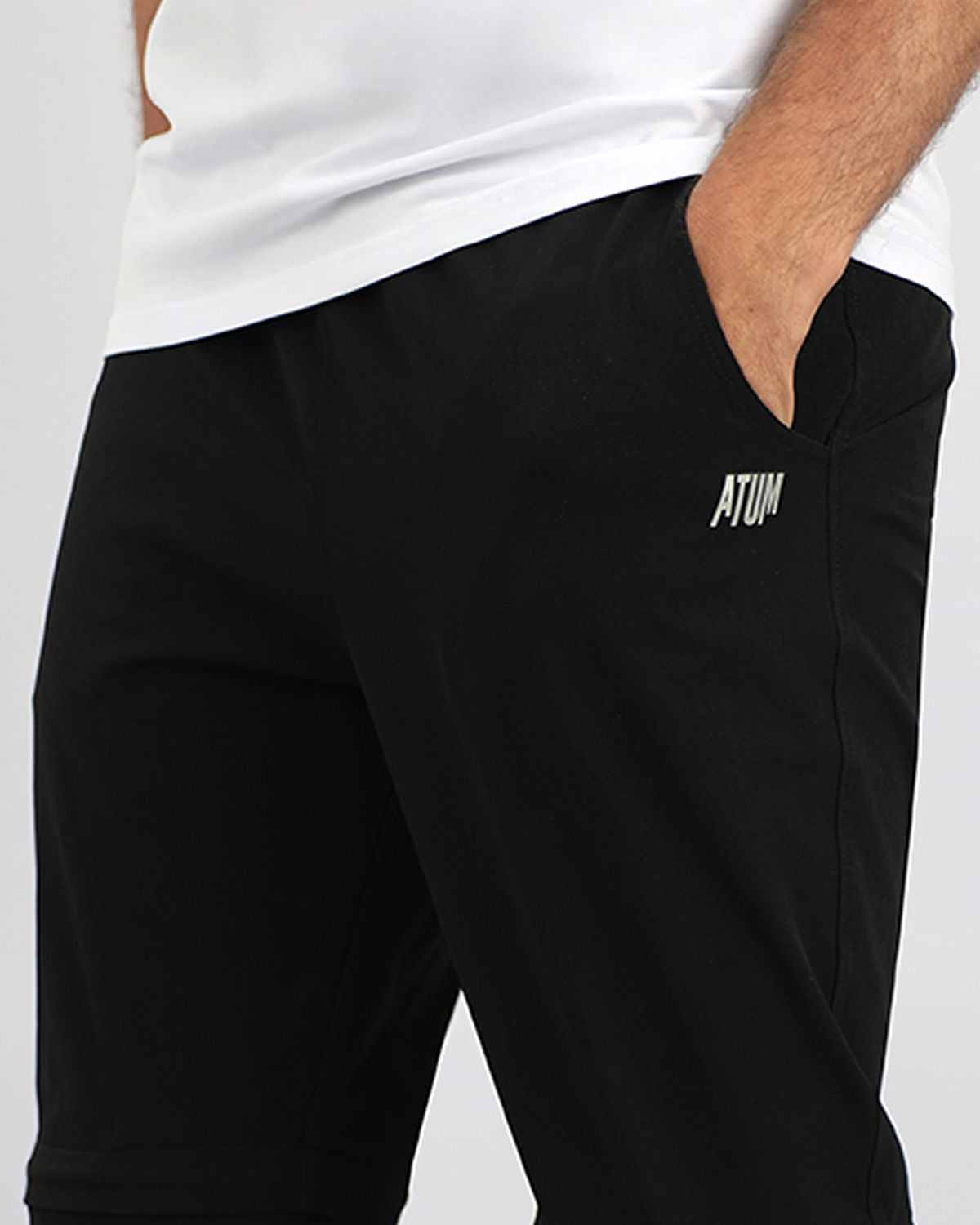 Adjustable Black Pant/Short-Atum -56917442