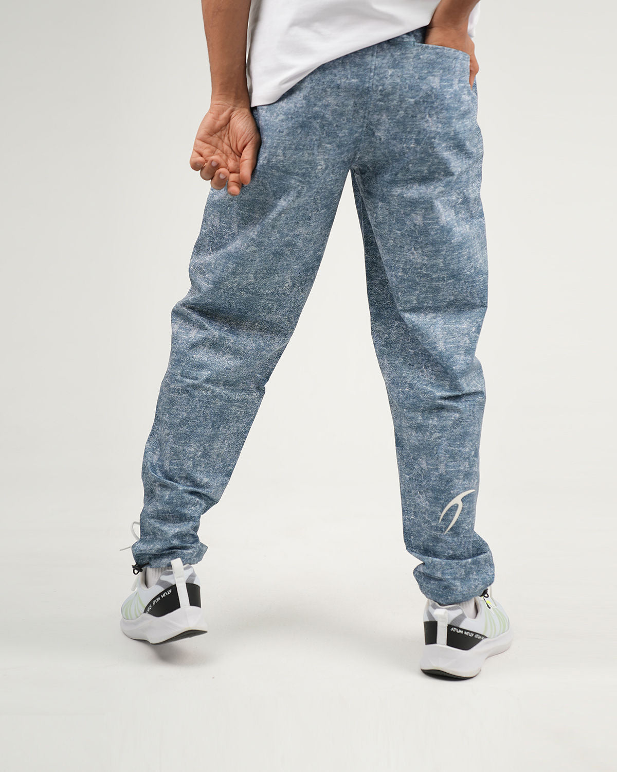Printed Cinchable Hems Men's Pants