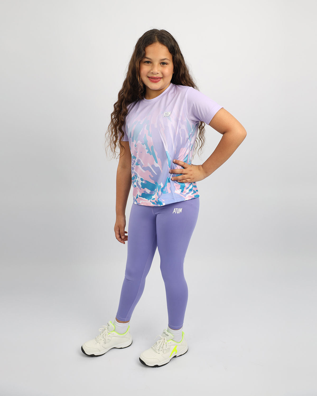 Girl's Floral Leggings
