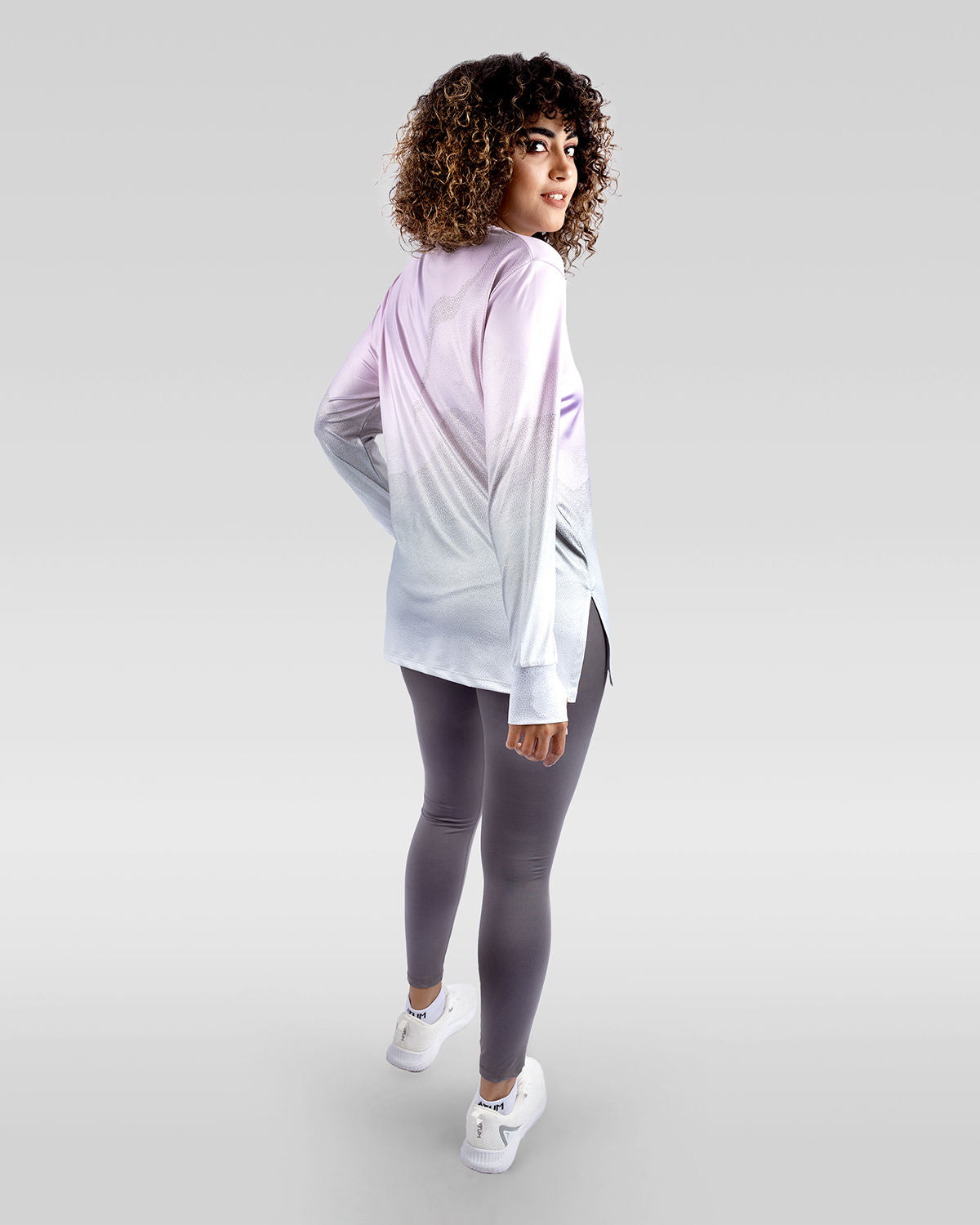 Women's Gradient Pink Top-Atum -81422912