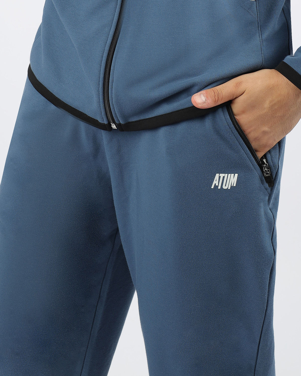 Men's Essential Navy Jogger Pants-Atum -72827457