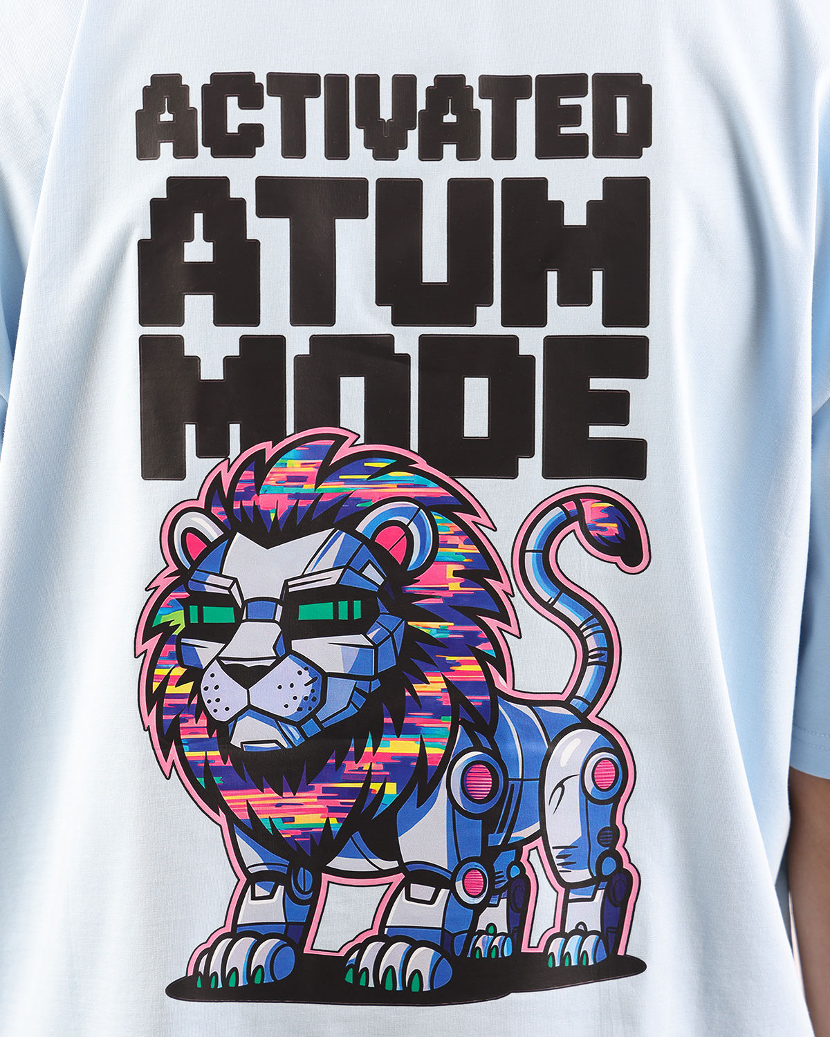Adventure Mode Light Blue T-Shirt-Atum -56122248
