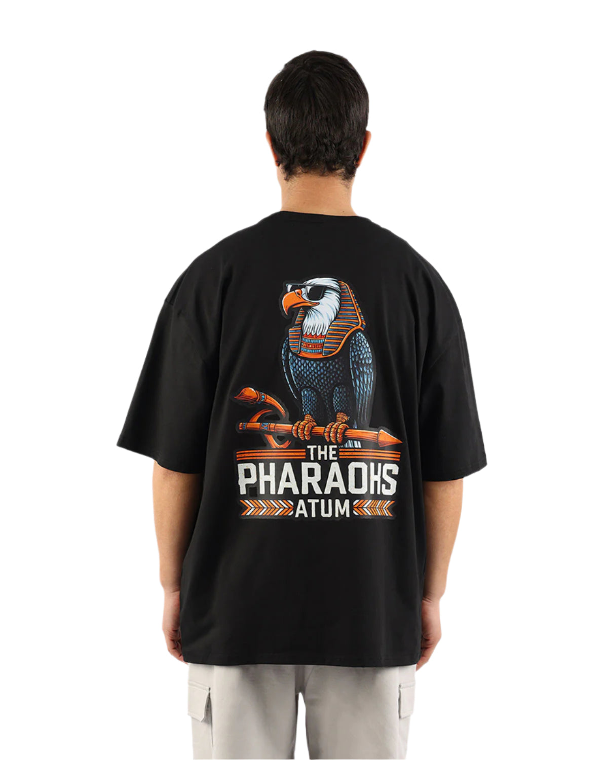 Pharaohs Legacy Black T-Shirt-Atum -23010052