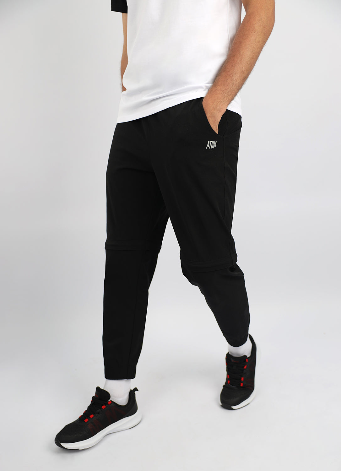 Adjustable Black Pant/Short-Atum -6419121