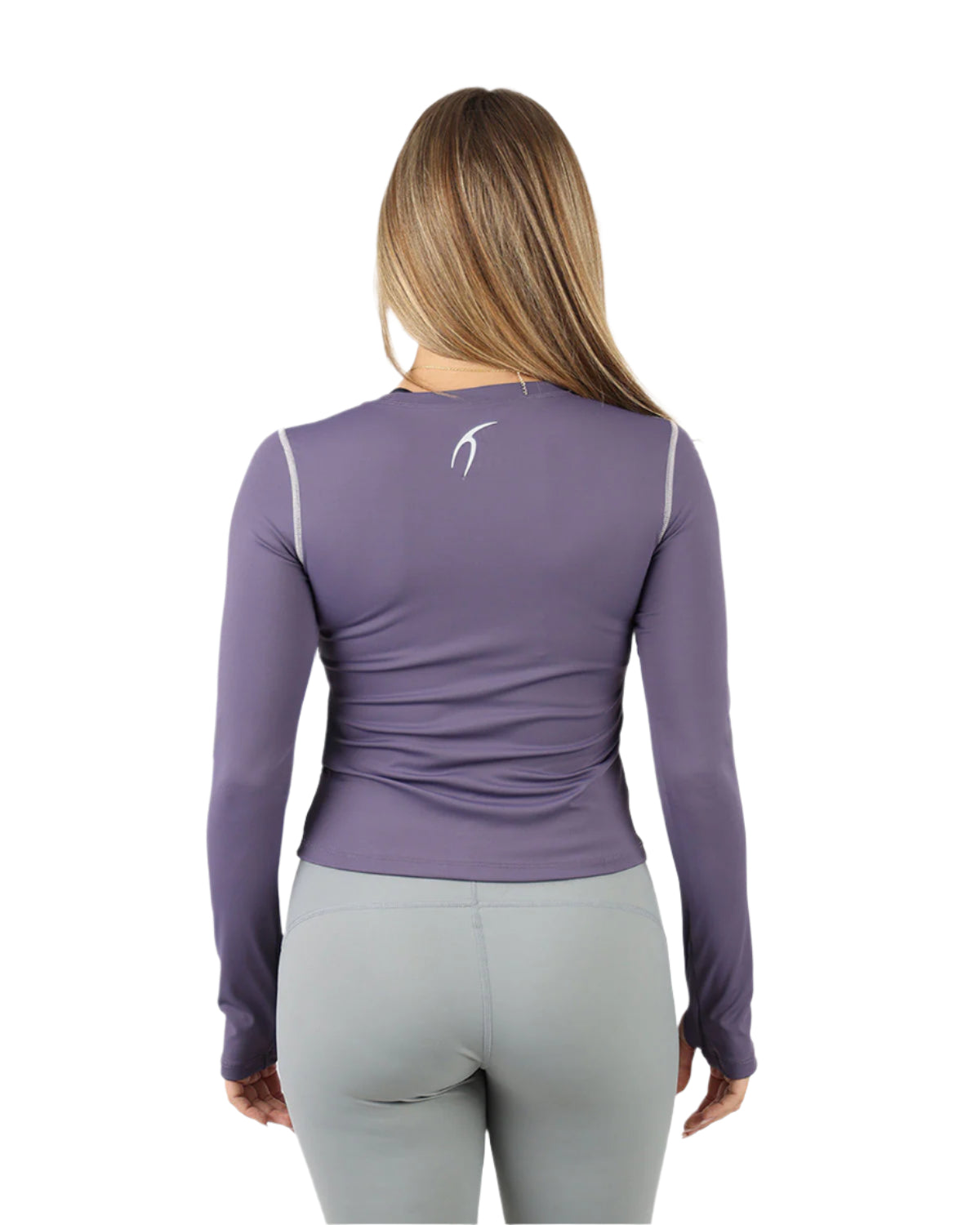 Streamline Long Slevess Women's Violet Top-Atum -19216953