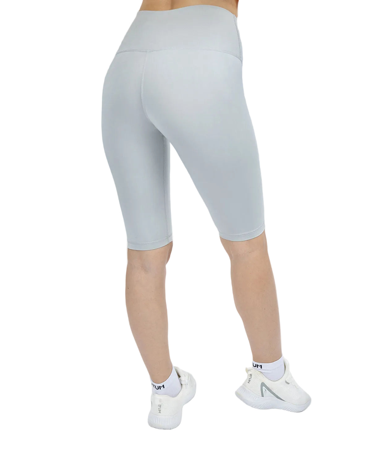 Basic Essentials Gray Short Leggings-Atum -60784278