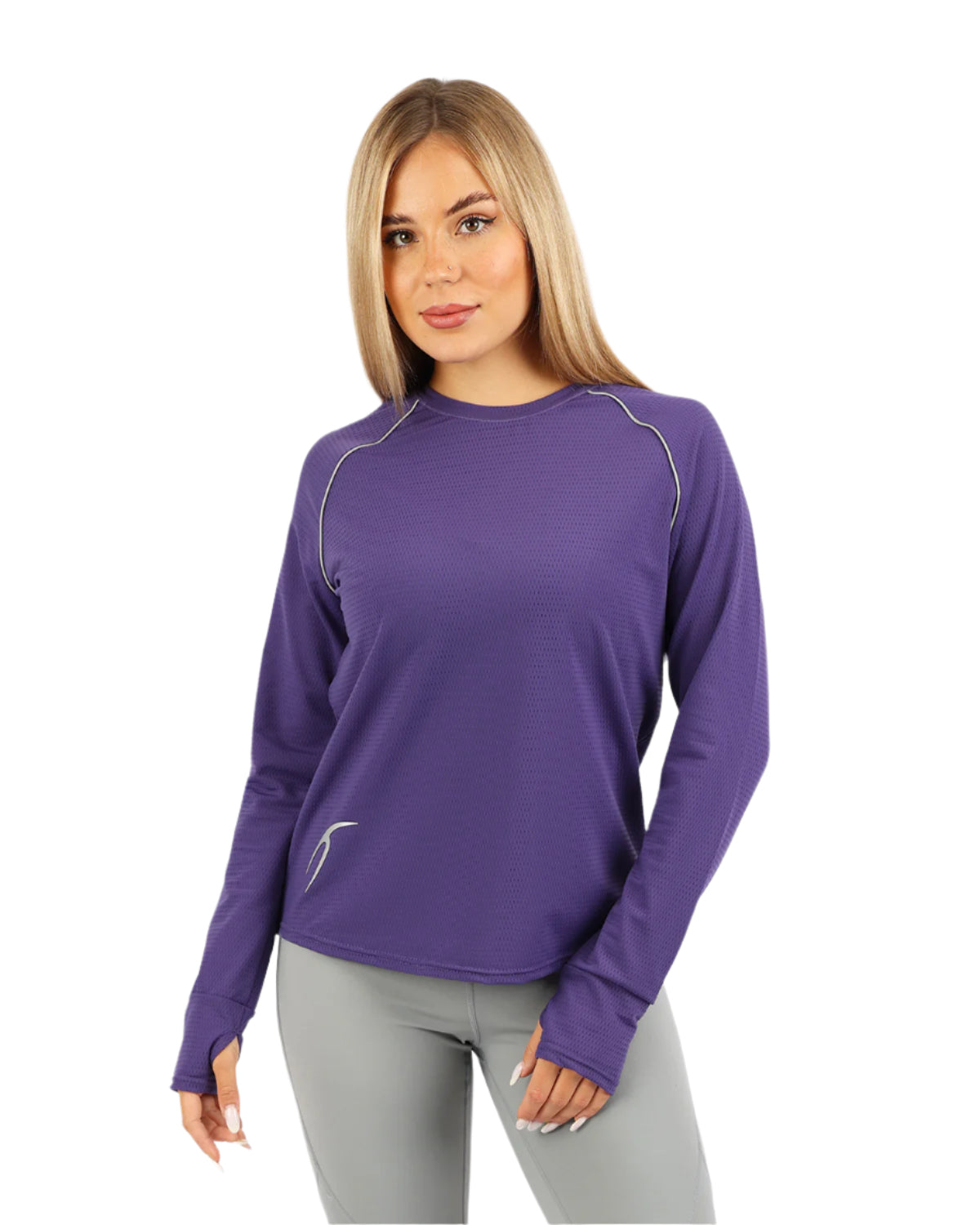 Long-Sleeve Training Purple Top-Atum -9069283