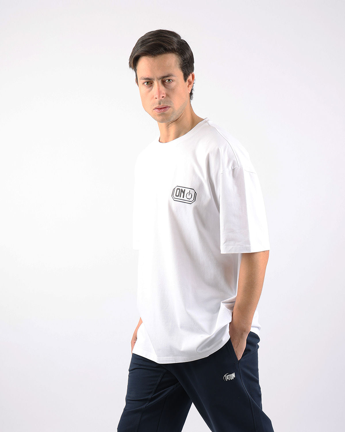 Adventure Mode White T-Shirt-Atum -18679143