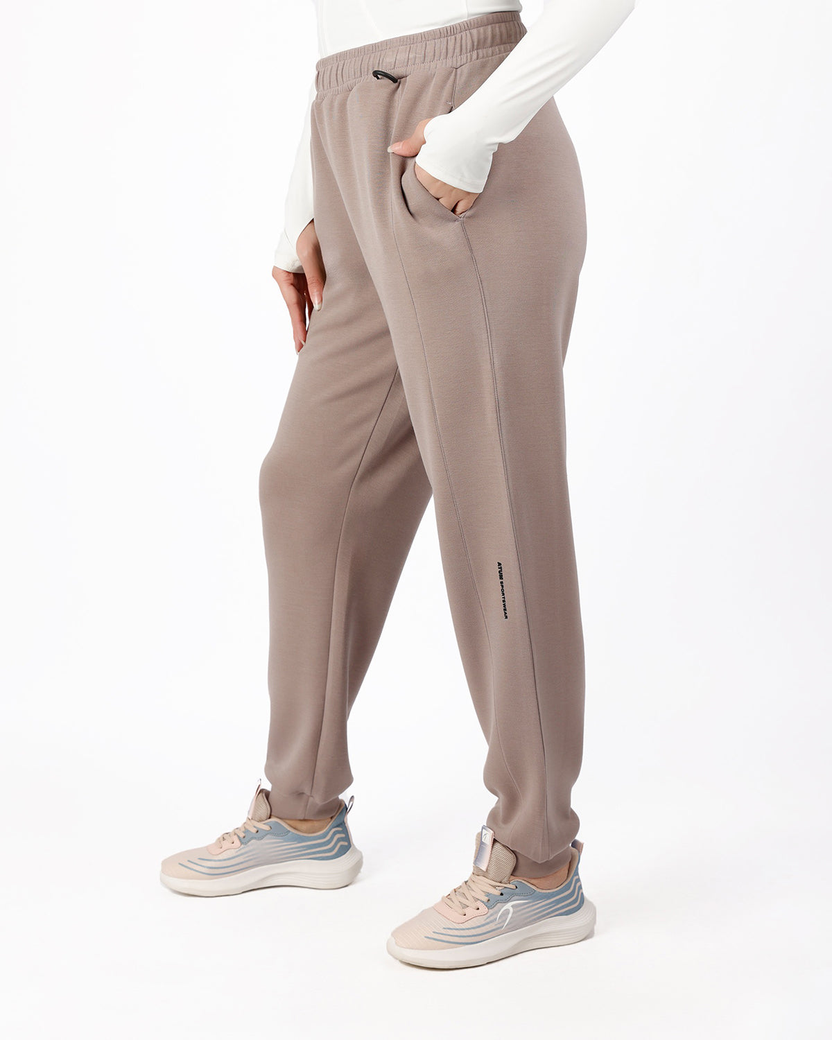 Relaxed Motion Unisex Taupe Pants