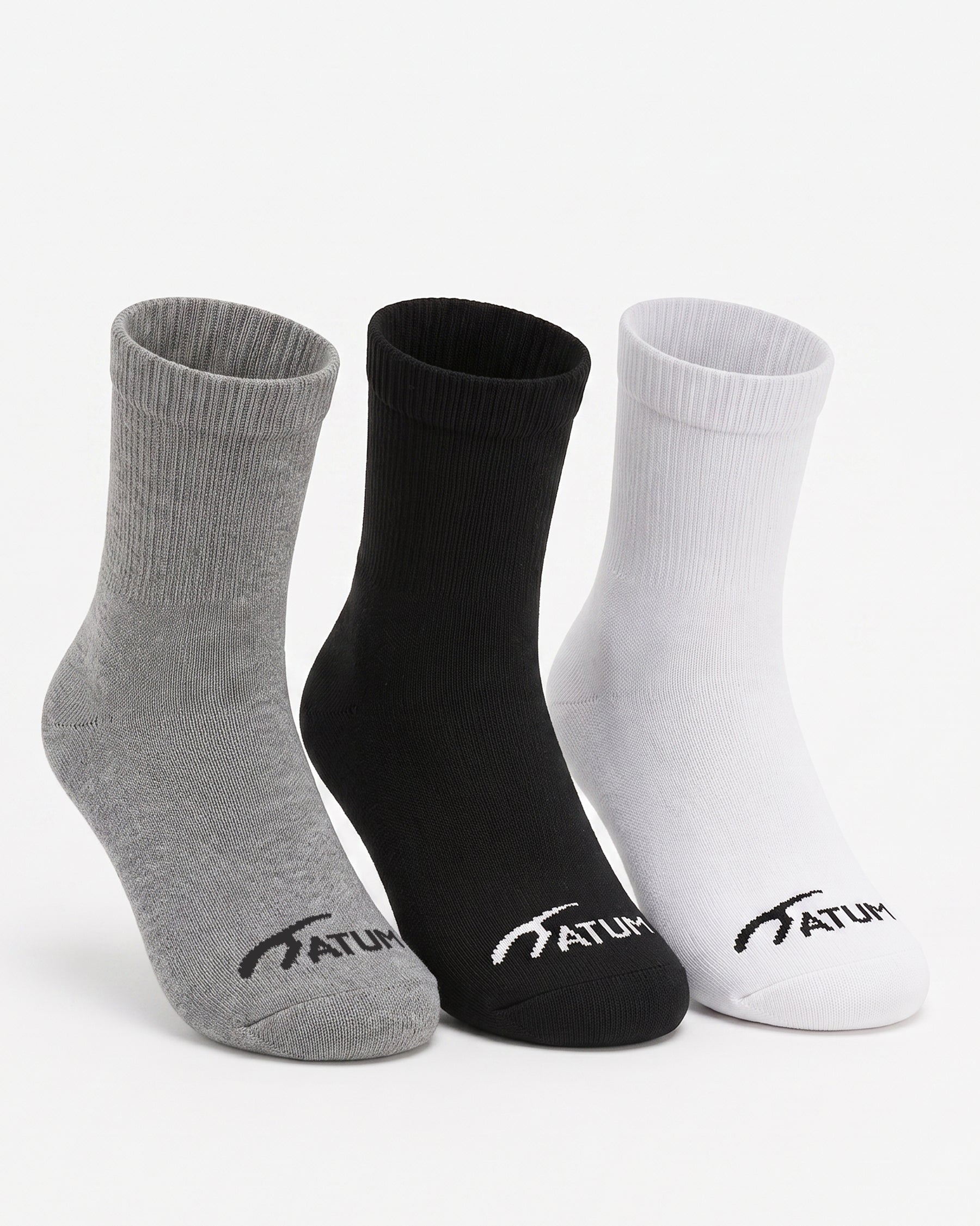 Kids Mid-Crew Mix Socks-Pack of 3-Atum -1694280