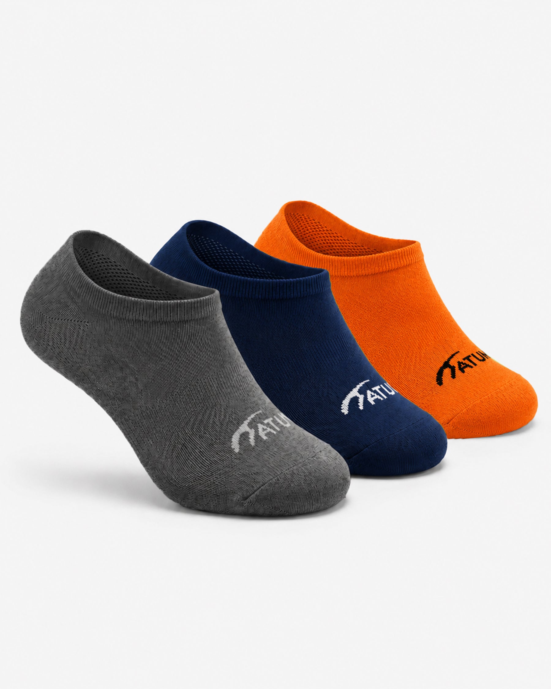 Kids Low-Cut MixOrange Training Socks-Pack of 3