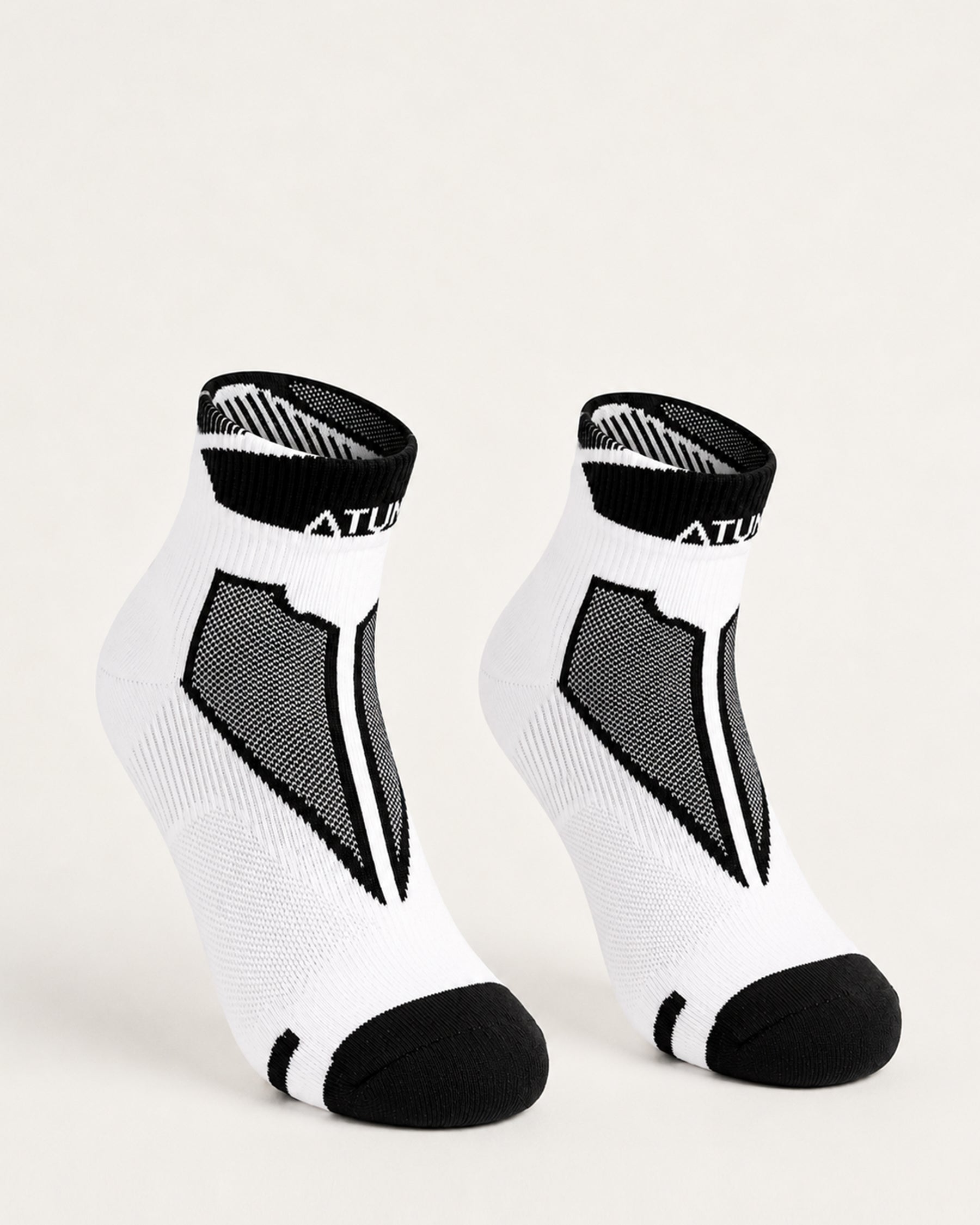 Kids Low-Cut White Training Socks-Atum -66352726