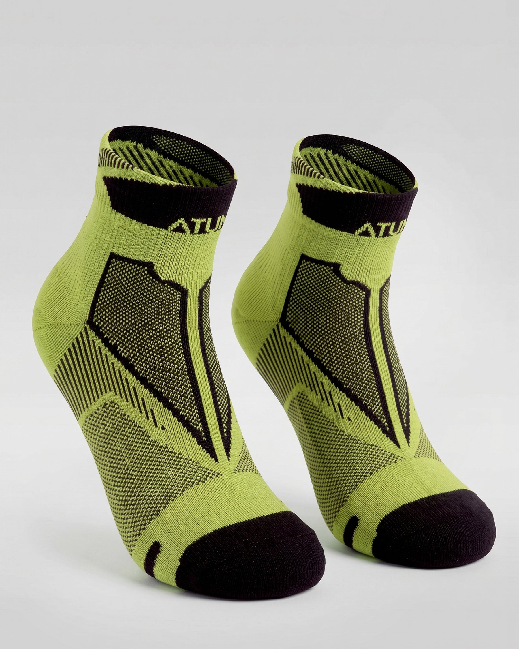 Adults Unisex Low-Cut Green Training Socks